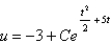 <strong>Solve the differential equation. </strong> A) B) C) D) E)