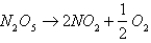 Experiments show that if the chemical reaction takes place at , the rate of reaction of dinitrogen pentoxide is proportional to its concentration as follows : How long will the reaction take to reduce the concentration of to 50% of its original value?