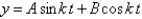 For what nonzero values of k does the function satisfy the differential equation for all values of A and B?