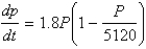 A population is modeled by the differential equation . For what values of P is the population decreasing?