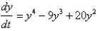 A function satisfies the differential equation . What are the constant solutions of the equation?