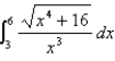  <strong>Write an integral giving the area of the surface obtained by revolving the curve about the x-axis. (Do not evaluate the integral.) y =   on [3, 6]</strong> A)2 \pi   B)2 \pi   C)8 \pi   D)8 \pi   <div style=padding-top: 35px>  