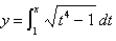 <strong>Find the length of the curve for the interval . </strong> A) B) C) D) E)