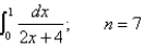 <strong>Use the Trapezoidal Rule to approximate the integral with answers rounded to four decimal places. </strong> A)0.2326 B)0.1088 C)0.1163 D)0.2029