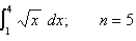 Find a bound on the error in approximating the integral using (a) the Trapezoidal Rule and (b) Simpson's Rule with n subintervals.