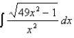 <strong>Use the Table of Integrals to evaluate the integral. </strong> A) B) C) D) E)