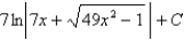<strong>Use the Table of Integrals to evaluate the integral. </strong> A) B) C) D) E)