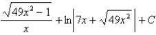 <strong>Use the Table of Integrals to evaluate the integral. </strong> A) B) C) D) E)
