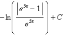 <strong>Evaluate the integral. </strong> A) B) C) D) E)