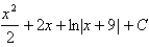 <strong>Use long division to evaluate the integral. </strong> A) B) C) D) E)