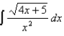 <strong>Use a table of integrals to evaluate the integral. </strong> A) B) C) D)