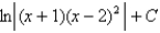 <strong>Find the integral. </strong> A) B) C) D)