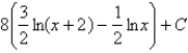 <strong>Evaluate the integral. </strong> A) B) C) D) E)