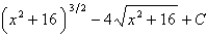 <strong>Evaluate the integral using the indicated trigonometric substitution. </strong> A) B) C) D) E)