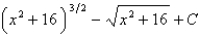 <strong>Evaluate the integral using the indicated trigonometric substitution. </strong> A) B) C) D) E)