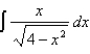 <strong>Find the integral using an appropriate trigonometric substitution. </strong> A) B) C) D)