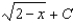 <strong>Find the integral using an appropriate trigonometric substitution. </strong> A) B) C) D)