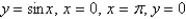 Find the volume obtained by rotating the region bounded by the given curves about .