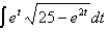 Evaluate the integral.  
