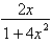 <strong>Find the derivative of the function. y = (4x<sup>2</sup> + 1) tan<sup>-</sup><sup>1 </sup>2x</strong> A) B)4x<sup>2 </sup>tan<sup>-</sup><sup>1 </sup>2x + 2 C) D)8x tan<sup>-</sup><sup>1 </sup>2x + 2