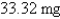 <strong>Strontium- has a half-life of days. A sample has a mass of mg initially. Find the mass remaining after 38 days.</strong> A) B) C) D) E)
