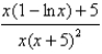 <strong>Differentiate the function. g(x) = </strong> A) B) C) D)