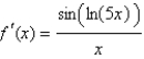 <strong>Differentiate the function. </strong> A) B) C) D) E)