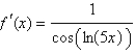 <strong>Differentiate the function. </strong> A) B) C) D) E)