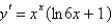 <strong>Use logarithmic differentiation to find the derivative of the function. </strong> A) B) C) D) E)