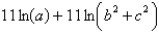 <strong>Use the properties of logarithms to expand the quantity. </strong> A) B) C) D) E)