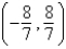 <strong>Find the domain of the function. f (x) = ln (8x + 7)</strong> A) B) C) D)
