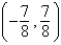 <strong>Find the domain of the function. f (x) = ln (8x + 7)</strong> A) B) C) D)