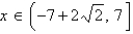 <strong>Solve the inequality. </strong> A) B) C) D) E)
