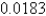 Determine f(x) from the table. The values from the table are given to the nearest ten thousandth.           1        