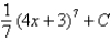 <strong>Find the integral using the indicated substitution. , </strong> A) B) C) D)