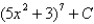 <strong>Find the indefinite integral. </strong> A) B) C) D)