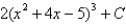 <strong>Find the indefinite integral. </strong> A) B) C) D)