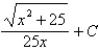 <strong>Find the integral using an appropriate trigonometric substitution. </strong> A) B) C) D)