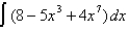<strong>Find the indefinite integral. </strong> A) B) + 8x + C C) D) + 8x + C
