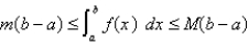 Use the following property of the definite integral to estimate the definite integral   : If   on [a, b], then  