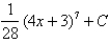 <strong>Find the integral using the indicated substitution. , </strong> A) B) C) D)