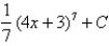 <strong>Find the integral using the indicated substitution. , </strong> A) B) C) D)
