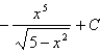 <strong>Find the indefinite integral. </strong> A) B) C) D)
