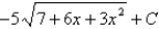 <strong>Evaluate the indefinite integral. </strong> A) B) C) D) E)