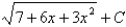 <strong>Evaluate the indefinite integral. </strong> A) B) C) D) E)