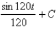 <strong>Find the general indefinite integral. </strong> A) B) C) D) E)