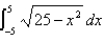 <strong>Evaluate the integral by interpreting it in terms of areas. </strong> A) B) C) D) E)