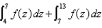 Express the sum as a single integral in the form .
