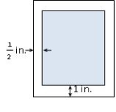 <strong>A production editor decided that a promotional flyer should have a 1-in. margin at the top and the bottom, and a -in. margin on each side. The editor further stipulated that the flyer should have an area of 288 . Determine the dimensions of the flyer that will result in the maximum printed area on the flyer. </strong> A) in. in. B) in. in. C)12 in. 24 in. D)6 in. 48 in.