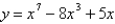<strong>What is the function of the graph? </strong> A) B) C) D) E)